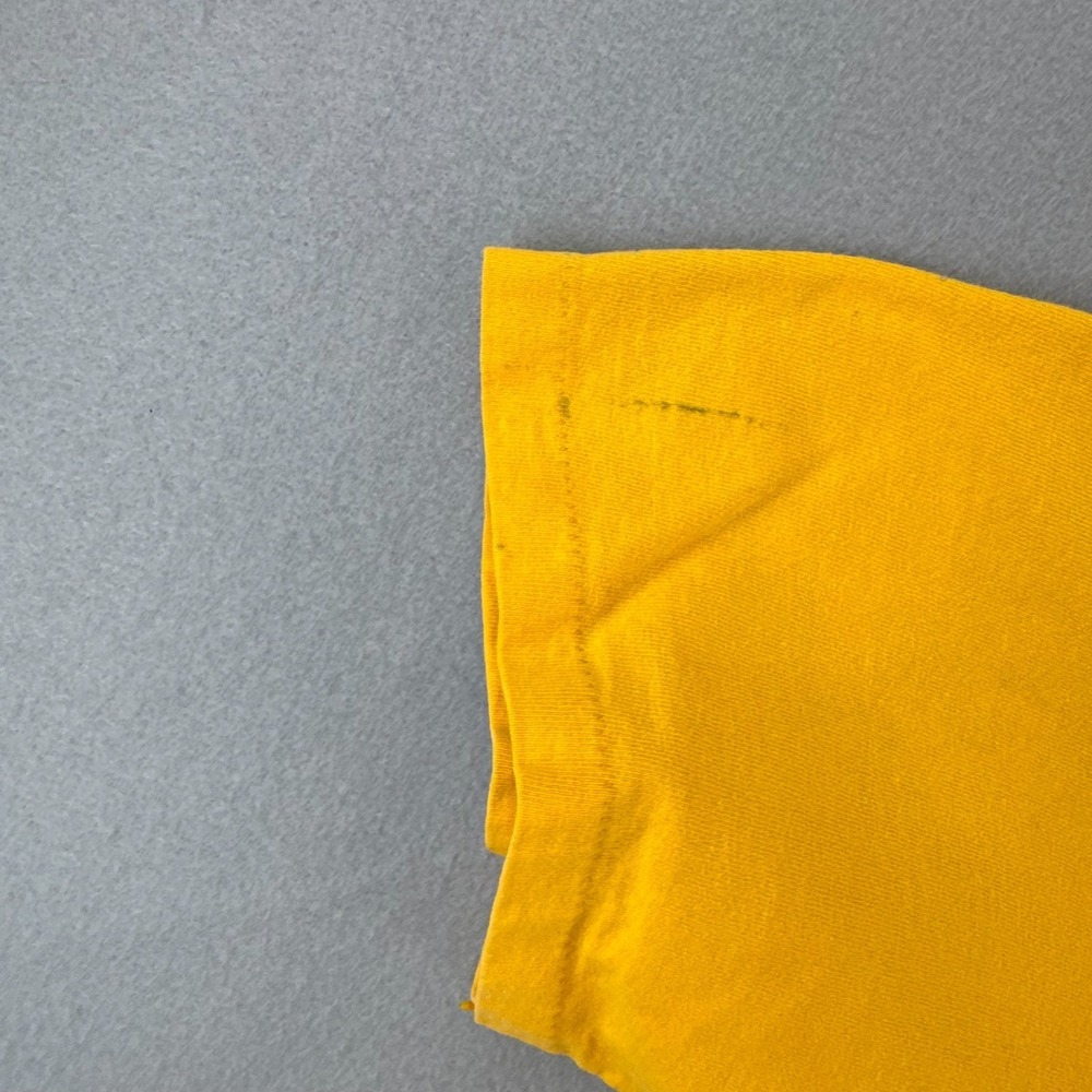 Vintage Vanderbilt University Shirt Mens Large Yellow Single Stitch 90s USA - Picture 11 of 16